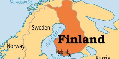 نقشه از هلسینکی فنلاند